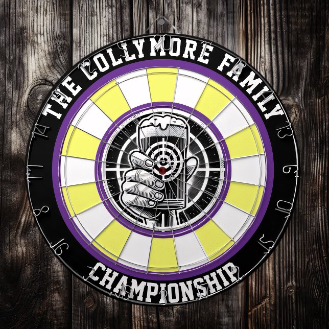 Fléchettes Art cible en verre de bière gras (Créateur téléchargé)