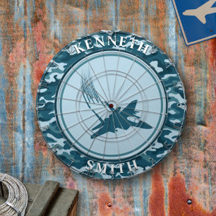 Fléchettes Avion de combat et Cible de flechettes Camo