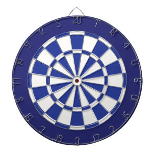 Fléchettes Cible de flechettes : Bleu marine blanc, royal, et