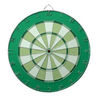 Fléchettes Cible de flechettes colorée en vert