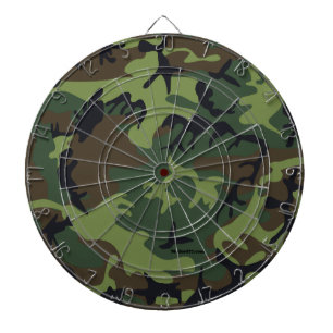 Fléchettes Cible de flechettes de camouflage vert