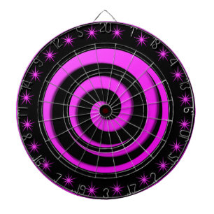 Fléchettes Cible de flechettes de régulation du jeu de nuit
