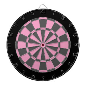 Fléchettes Cible de flechettes : Doucement rose, gris, et