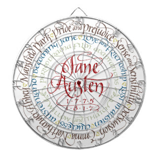 Fléchettes Cible de flechettes - drames de période de Jane