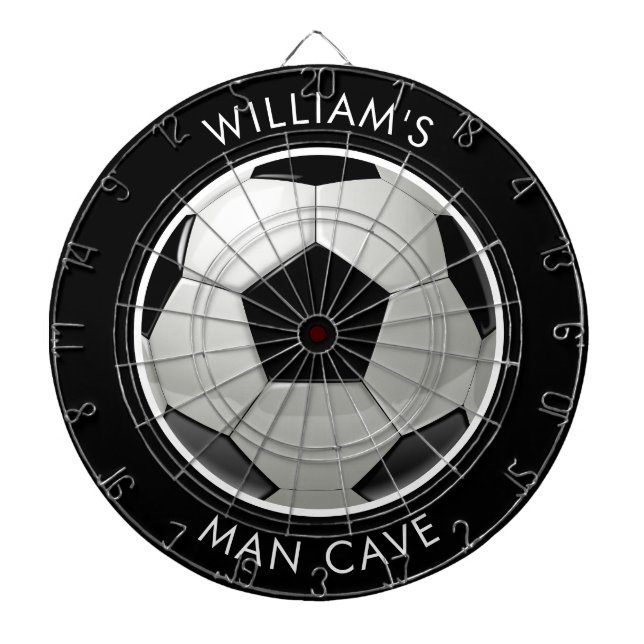 Fléchettes Cible de flechettes personnalisée du ballon de foo (Devant)