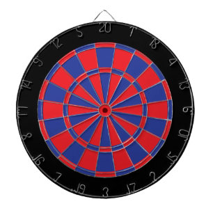 Fléchettes Cible de flechettes : Rouge, Bleu Royal Et Noir