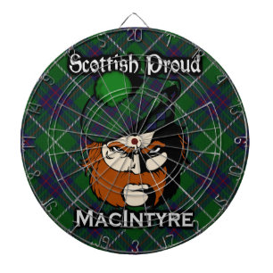 Fléchettes Cible écossaise de tartan de MacIntyre de clan