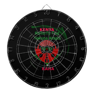 Fléchettes Faites-le Kenyan belle Cible de flechettes de coul