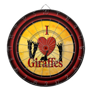 Fléchettes I Cible de flechettes du règlement sur les girafes