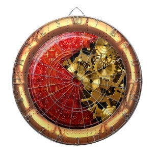 Fléchettes Steampunk 12 options de cible