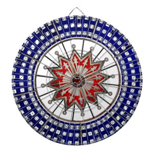 Fléchettes Tisonnier antique de jeu vintage de roue de jeu de