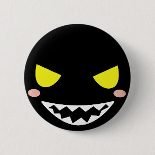 Fleck the Black Ghost Head 2 Inch Round Button