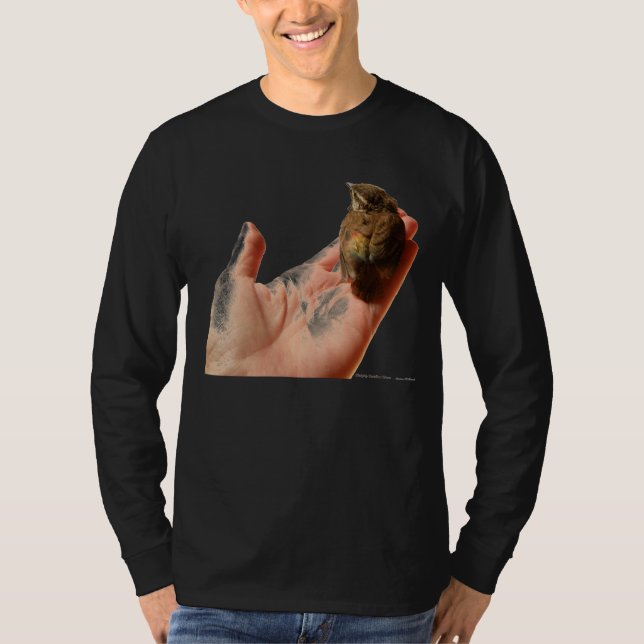 Fledging Carolina Wren T-Shirt (Front)