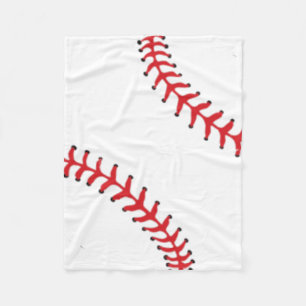 Fleece Baseball Baby Blanket