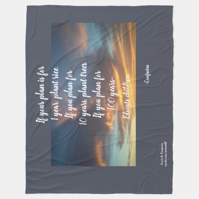 Fleece Blanket (Front)