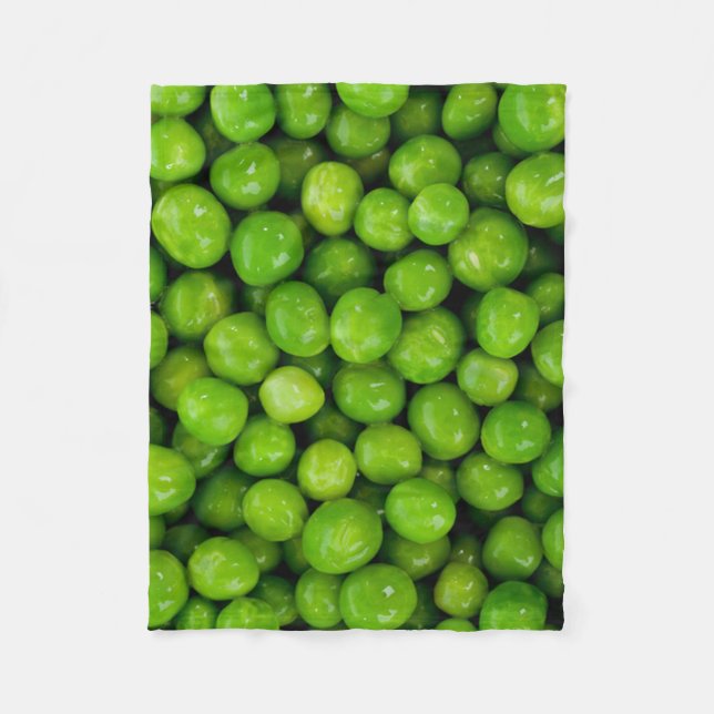 Fleece Blanket, 30x40 inches - Peas Blanket (Front)