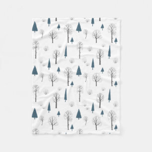 Fleece Blanket 76.2cmx101.6cm - Christmas Pattern