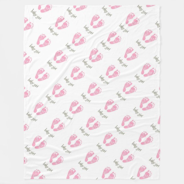 Fleece Blanket/Baby Girl (Front)