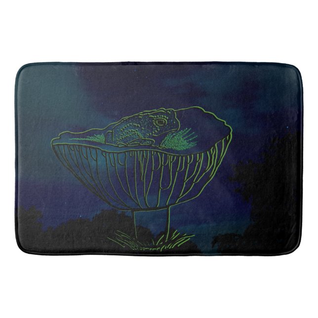 Fleece Blanket Bath Mat (Front)