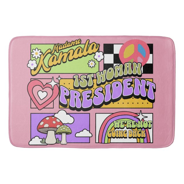 Fleece Blanket Bath Mat (Front)