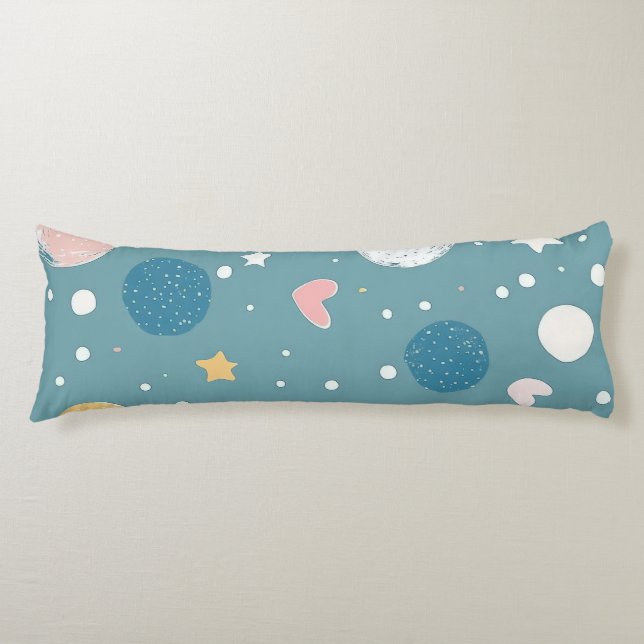 Fleece Blanket Body Pillow (Front)