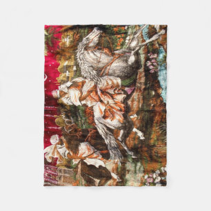 Fleece Blanket: Classic Arabic Design Blanket