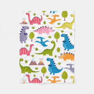 Fleece Blanket - Dino Party