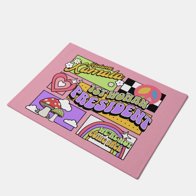 Fleece Blanket Doormat (Angled)
