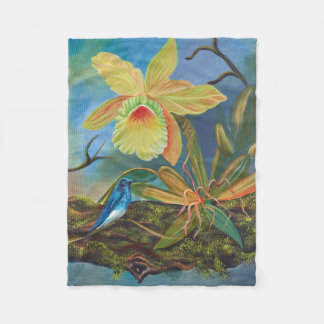 Fleece blanket Hummingbird