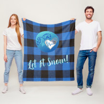 Fleece Blanket- Let it Snow