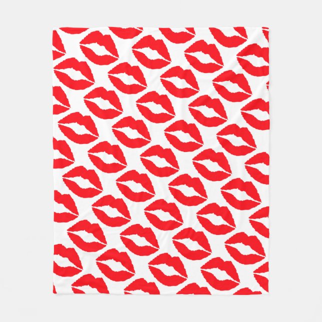 Fleece Blanket/Lips Blanket (Front)