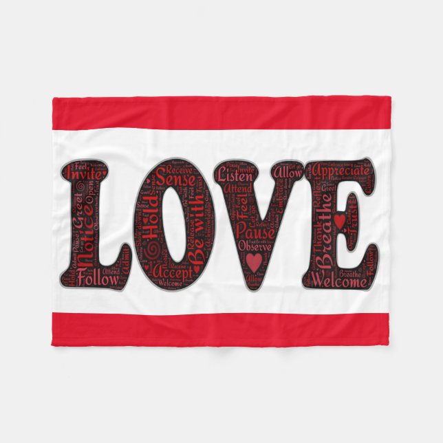 Fleece Blanket/Love Blanket (Front (Horizontal))