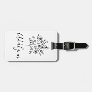 Fleece Blanket Luggage Tag