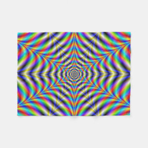 Fleece Blanket  Neon Web