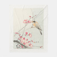 FLEECE BLANKET : OHARA KOSON : SONGBIRD + BLOSSOM