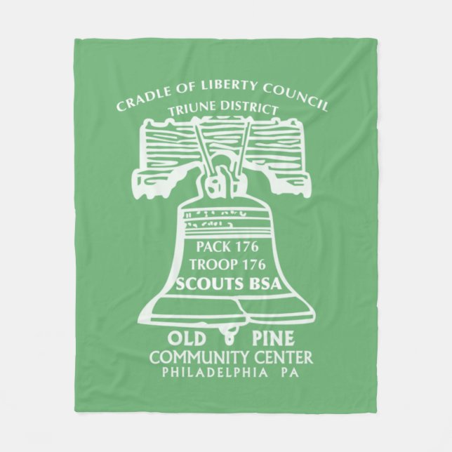Fleece Blanket - Olive Green (Front)