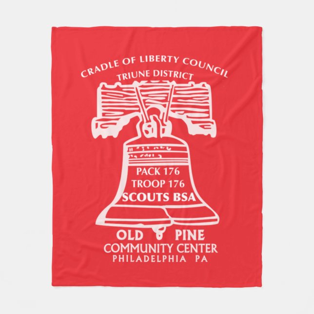 Fleece Blanket - Red (Front)