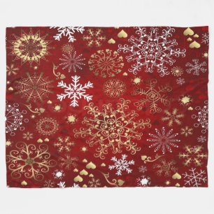 Fleece Blanket/Snowflakes Blanket