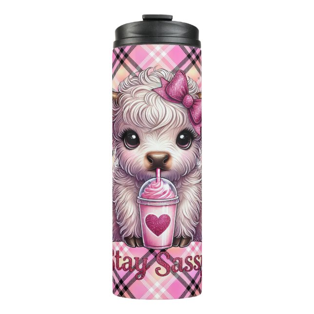 Fleece Blanket Thermal Tumbler (Front)