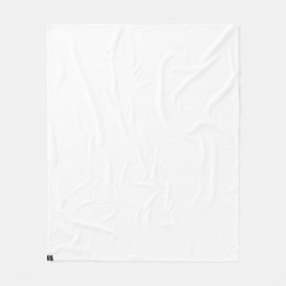 Fleece Blanket - white