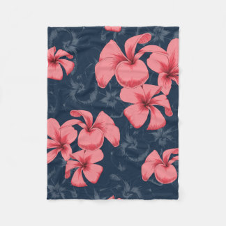 fleece blanket with flowers