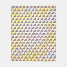 Fleece Blanket - Yellow, Kids' Room Collection