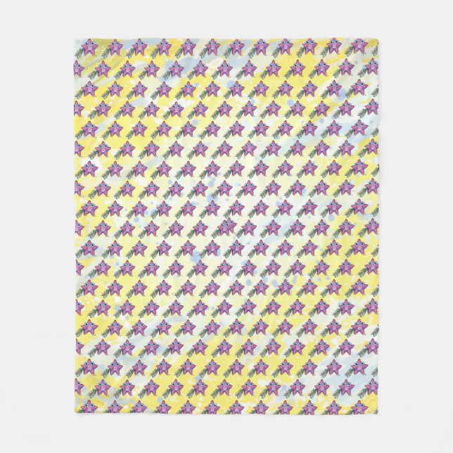 Fleece Blanket - Yellow, Kids' Room Collection (Front)
