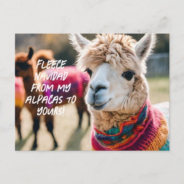 Fleece Navidad! Aplaca Postcard (Front)