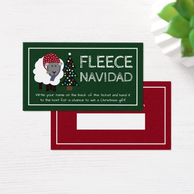 Fleece Navidad, billet de jauge de Noël espagnol (Bureau)