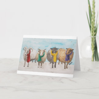 Fleece Navidad Card Blank