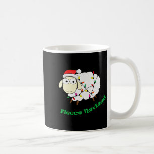 Fleece Navidad - Christmas Sheep Long Sleeve  Coffee Mug