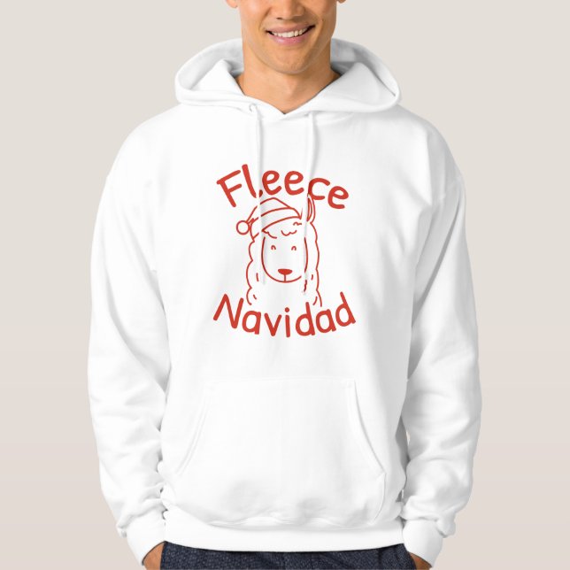 Fleece Navidad Hoodie (Front)