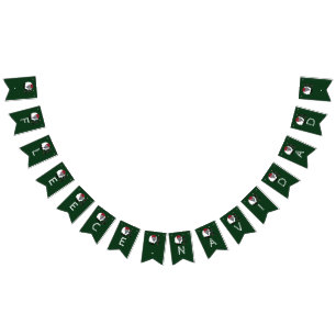 Fleece Navidad, Spanish Christmas Party Bunting Flags