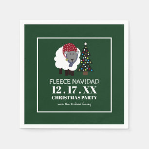 Fleece Navidad, Spanish Style Christmas Napkin